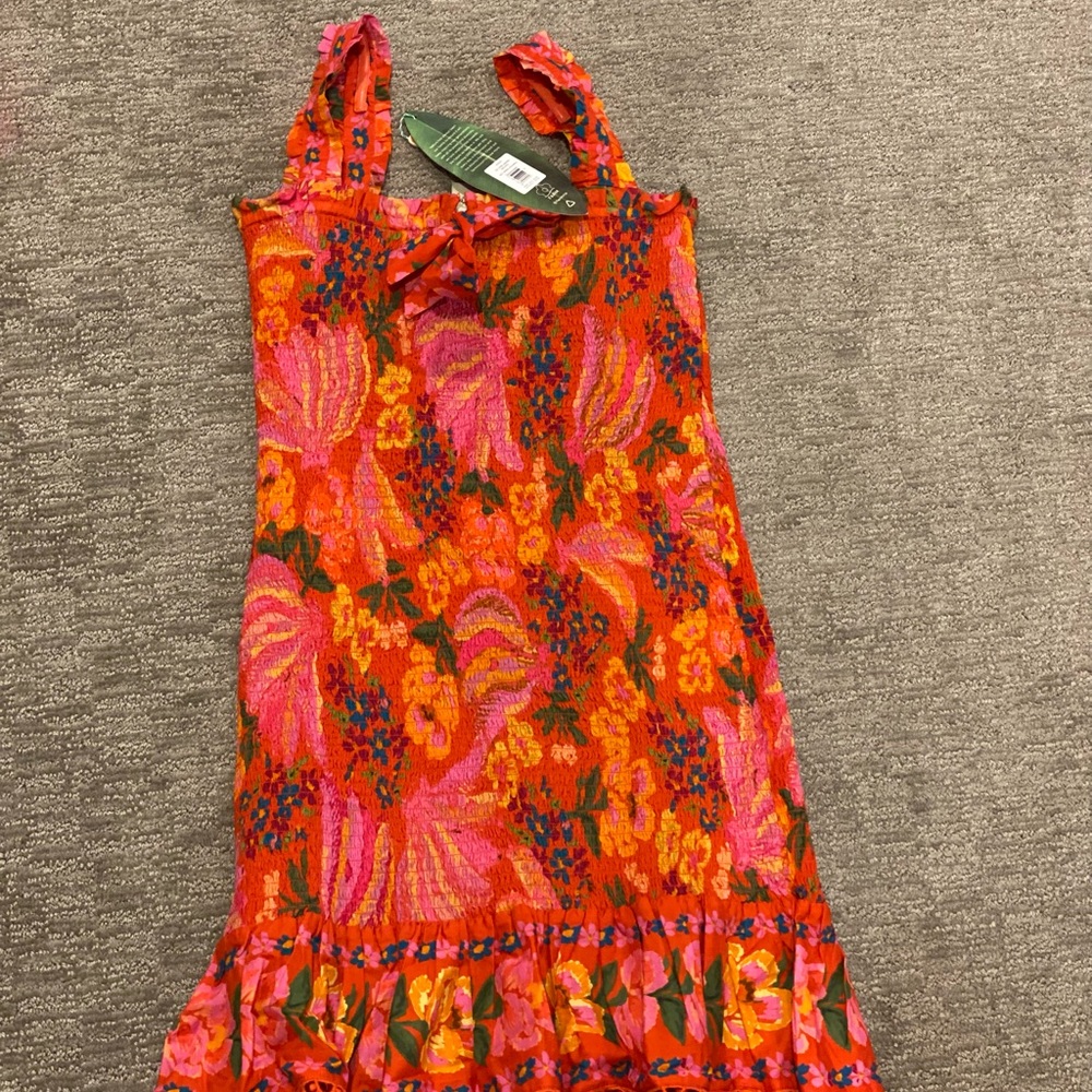 Farm Rio Red Spring Bananas Mini Dress - Picture 2 of 8